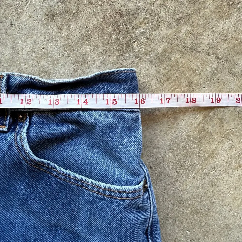 Vtg 1990s Levis 505s Medium Wash Denim Blue Jeans Size 32x29